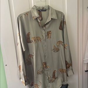 Women’s Animal leopard Print blouse
